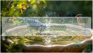 bird bath water circulation bird bath water circulation