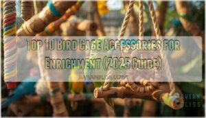 bird cage accessories for enrichment