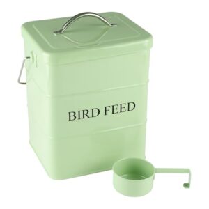 Bird Seed Storage Container Airtight,5~6LB B0FHKN4DYG