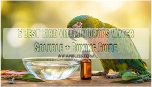 bird vitamin drops water soluble