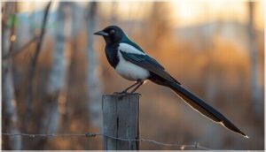 black-billed magpie black-billed magpie