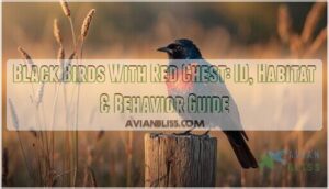 black birds with red chest black birds with red chest