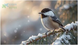 black-capped chickadee black-capped chickadee