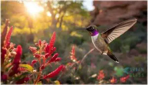 black-chinned hummingbird black-chinned hummingbird