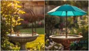 built-in shade options and umbrella accessories built-in shade options and umbrella accessories