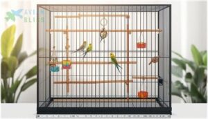 cage size and setup cage size and setup