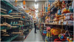 cages, accessories, and toy selection cages, accessories, and toy selection