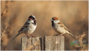 comparison with other sparrows