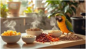 cooked foods and homemade diet options