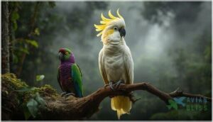 critically endangered parrots (e.g., yellow-crested cockatoo, imperial amazon) critically endangered parrots (e.g., yellow-crested cockatoo, imperial amazon)