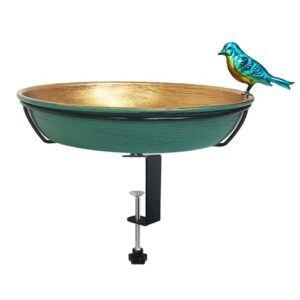 Deck Bird Bath for Outdoors, B0CT3HJR16