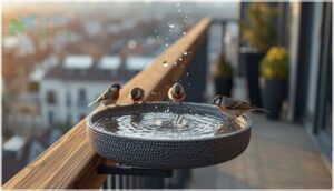 deck-mounted bird baths for small spaces deck-mounted bird baths for small spaces
