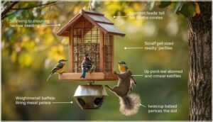 designing an effective squirrel-proof bird feeder designing an effective squirrel-proof bird feeder