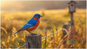 eastern bluebird features eastern bluebird features