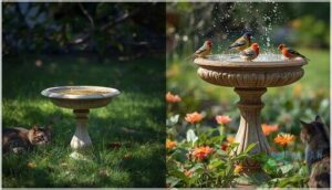 elevation: ground-level vs raised baths elevation: ground-level vs raised baths