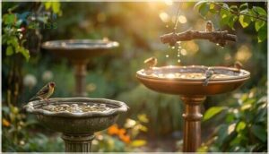 essential bird bath design features essential bird bath design features