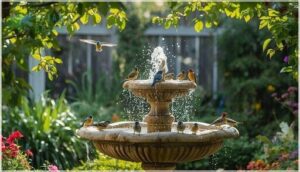 fountain bird baths with cascading water fountain bird baths with cascading water