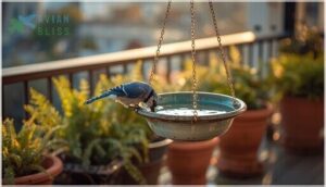 hanging bird baths hanging bird baths