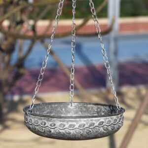 Hanging Bird Baths for Outside,Metal B0D9QDTR7F