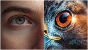 how birds' eyes differ from humans how birds' eyes differ from humans