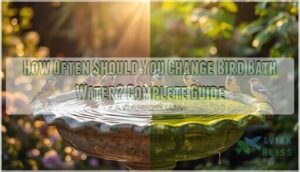 how often should you change bird bath water how often should you change bird bath water