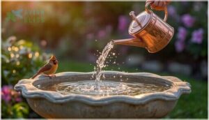 how often to change bird bath water how often to change bird bath water