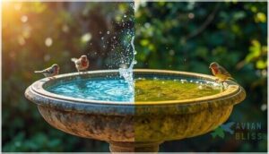 how often to clean your bird bath how often to clean your bird bath