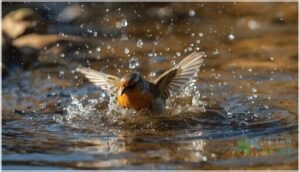 how splashing supports bird health how splashing supports bird health