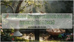 how to choose the right birdbath for your garden