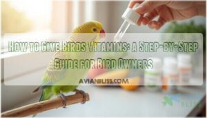 how to give birds vitamins