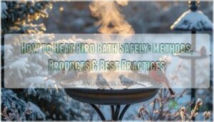 how to heat bird bath safely
