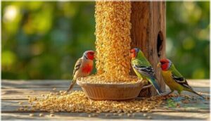 how to use millet seed in bird feeding