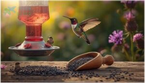 hummingbird feed and thistle seed hummingbird feed and thistle seed