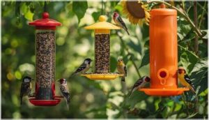 importance of feeder color and food types importance of feeder color and food types