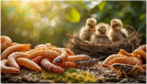 insects, worms, and mealworms
