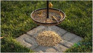 installing seed catcher trays or pavers installing seed catcher trays or pavers