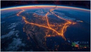 key north american flyways key north american flyways