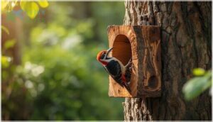 log-style suet feeders log-style suet feeders