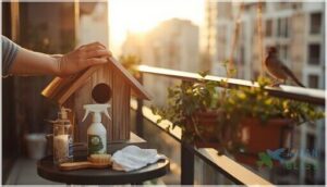 maintaining balcony bird houses maintaining balcony bird houses