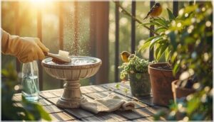 maintaining your balcony bird bath maintaining your balcony bird bath