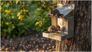 metal squirrel feeders metal squirrel feeders