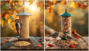 mixing with seeds vs. serving alone mixing with seeds vs. serving alone