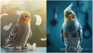 molting vs. abnormal feather loss molting vs. abnormal feather loss