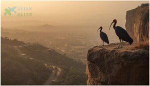 northern bald ibis northern bald ibis