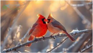 northern cardinal behavior and social structure