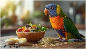 nutrition tips for molting birds