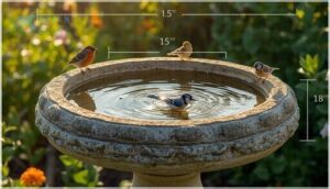 optimal depth and size for birds optimal depth and size for birds