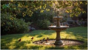 optimal placement for bird bath fountains optimal placement for bird bath fountains