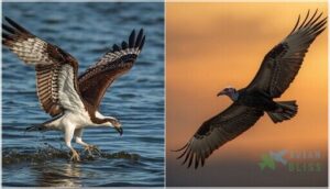 osprey and vulture identification