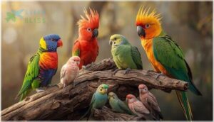 parrots and cockatoos parrots and cockatoos